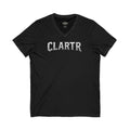 CLARTR Men’s  V-neck tee | vintage varsity text