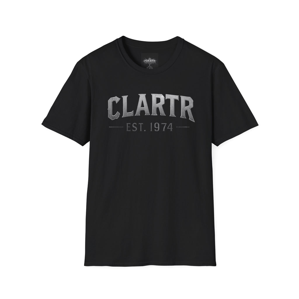 CLARTR Womens T-Shirt — CLARTR Est. 1974 Vintage Collegiate Logo