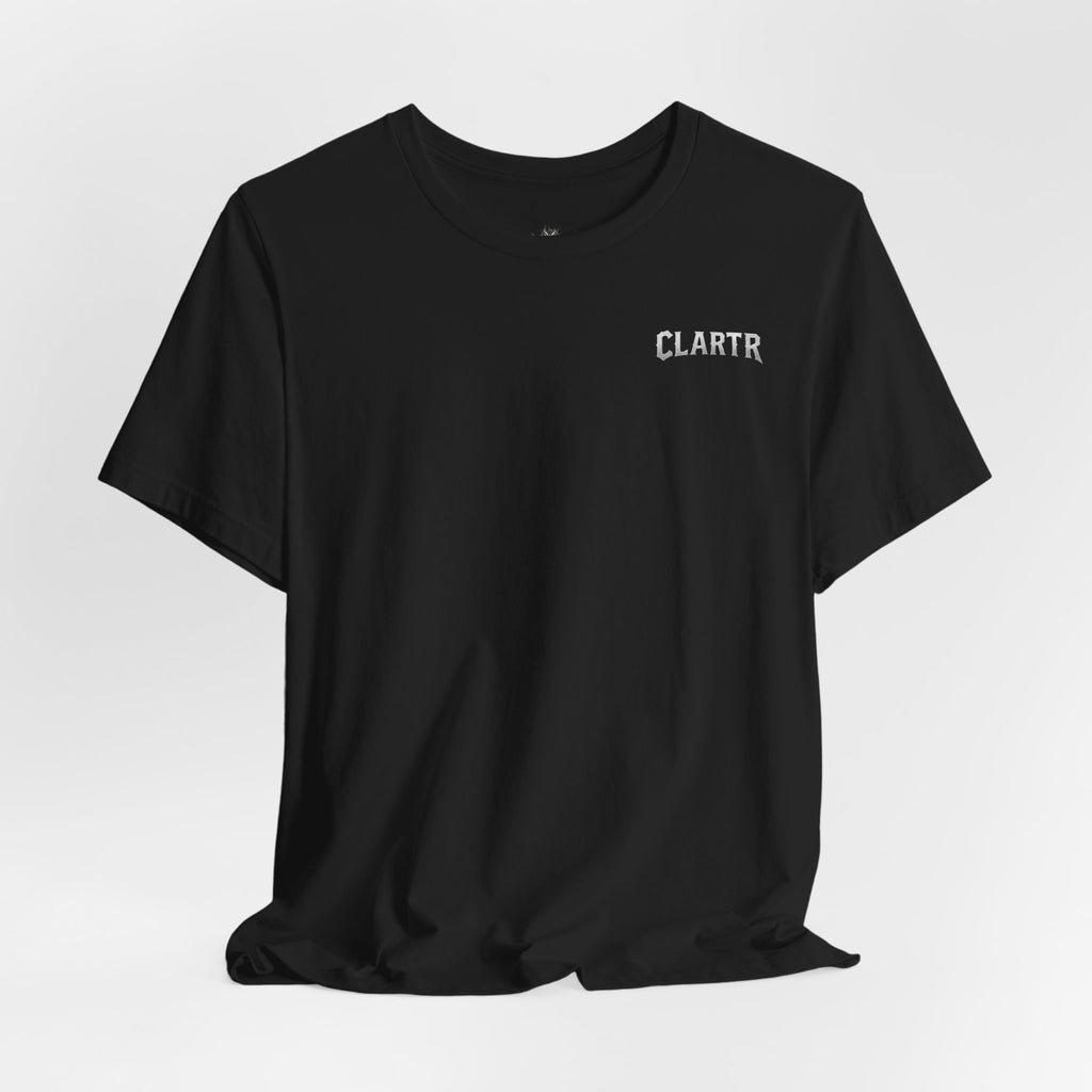 CLARTR Once in a Lifetime Opportunity T-Shirt — American Flag Back Graphic