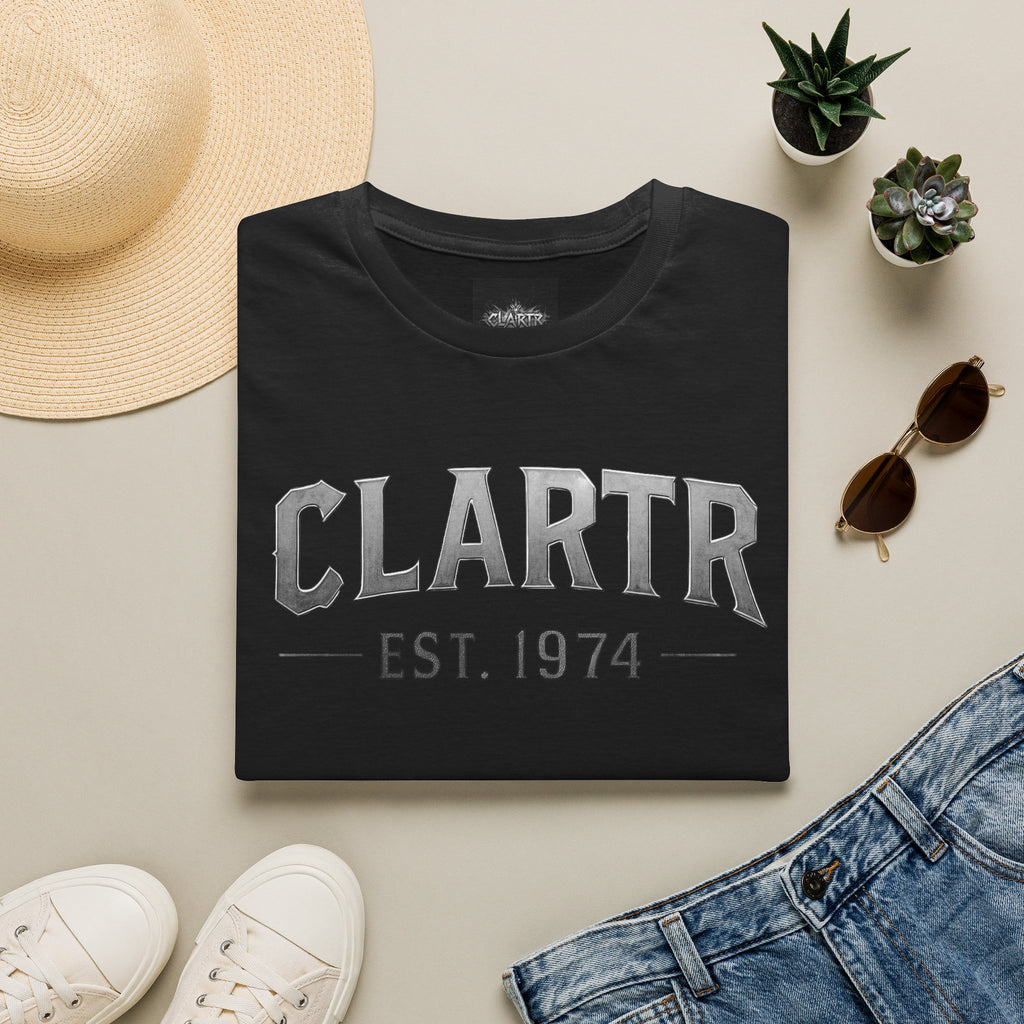 CLARTR Womens T-Shirt — CLARTR Est. 1974 Vintage Collegiate Logo