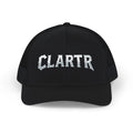 Clartr Snapback Trucker Cap – Distressed Ice White Logo Hat