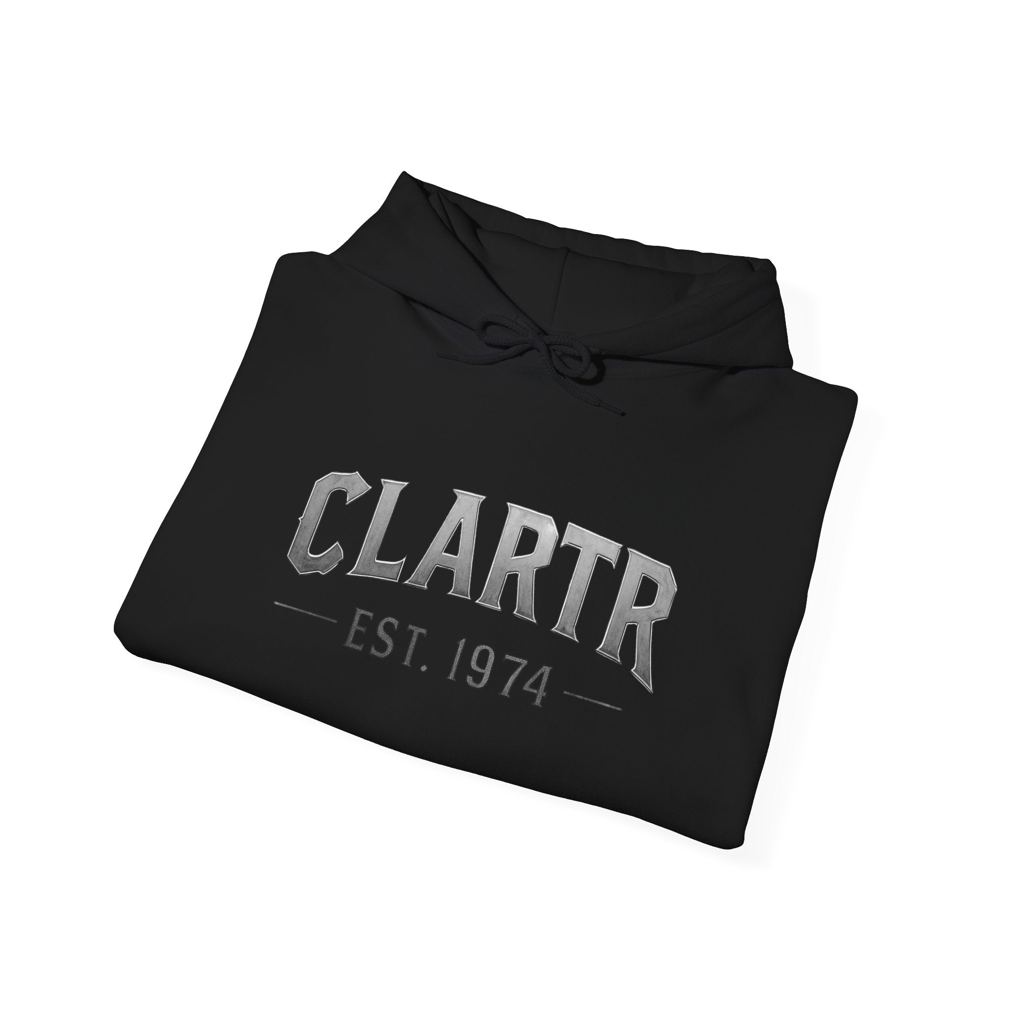 Clartr EST. 1974 Hoodie — Vintage Collegiate Logo Pullover